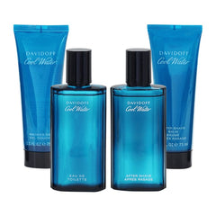 D/D COOL WATER MAN EDT 75ML+75ML A/S+75ML SG+ASB 75ML (4PCS SET)