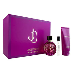 JIMMY CHOO LADY ROSE PASSION EDP 100ML + 7.5ML EDP+100ML B/L (3PCS SET)