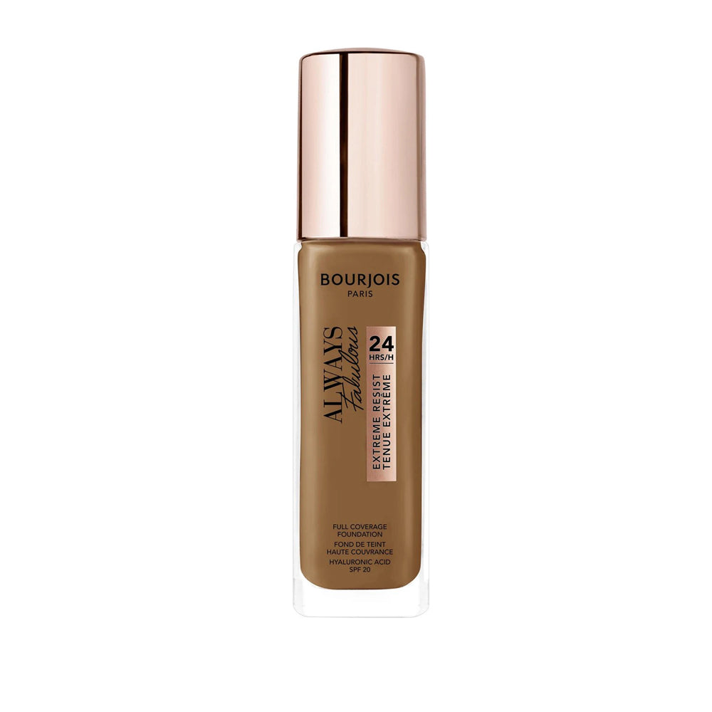 BOURJOIS -ALWAYS FABULOUS LIQUID FOUNDATION - 600 - CHOCOLATE