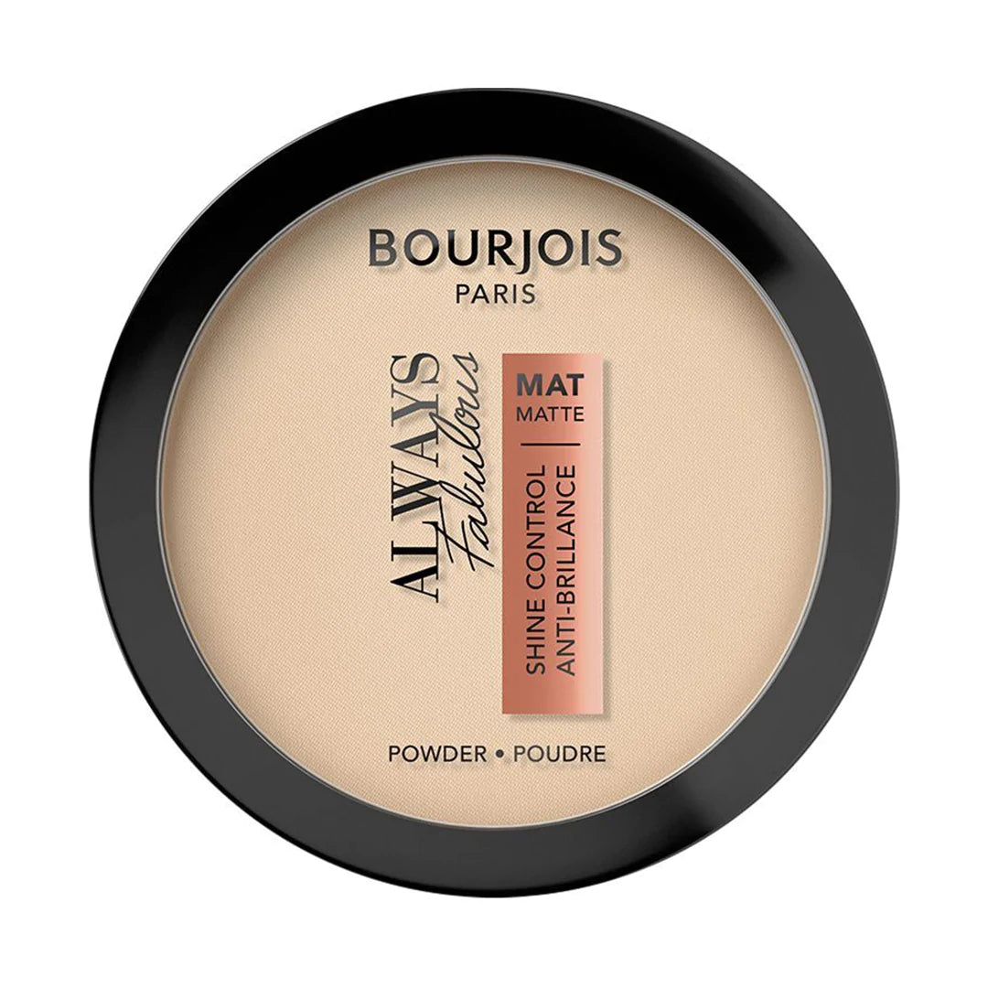 BOURJOIS -ALWAYS FABULOUS MATT POWDER 108 APRICOT IVORY