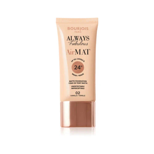 BOURJOIS ALWAYS FABULOUS AIR MAT FOUNDATION - 02 VANILLA