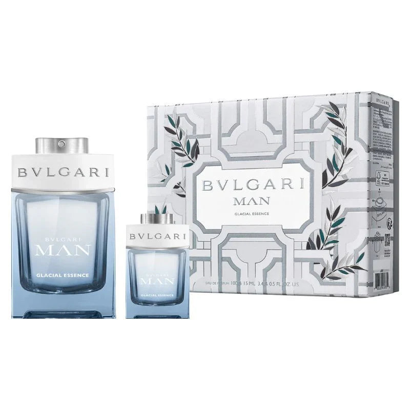 BVLGARI GLACIAL ESSENCE MAN EDP 100ML+15ML EDP (2PCS SET)