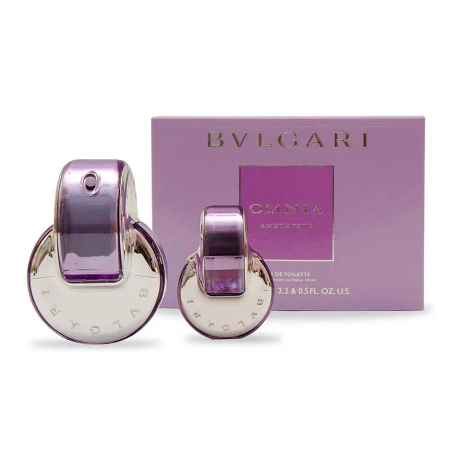 BVLGARI OMNIA AMETHYSTE LADY EDT 65ML+EDT 15ML (2PCS SET)