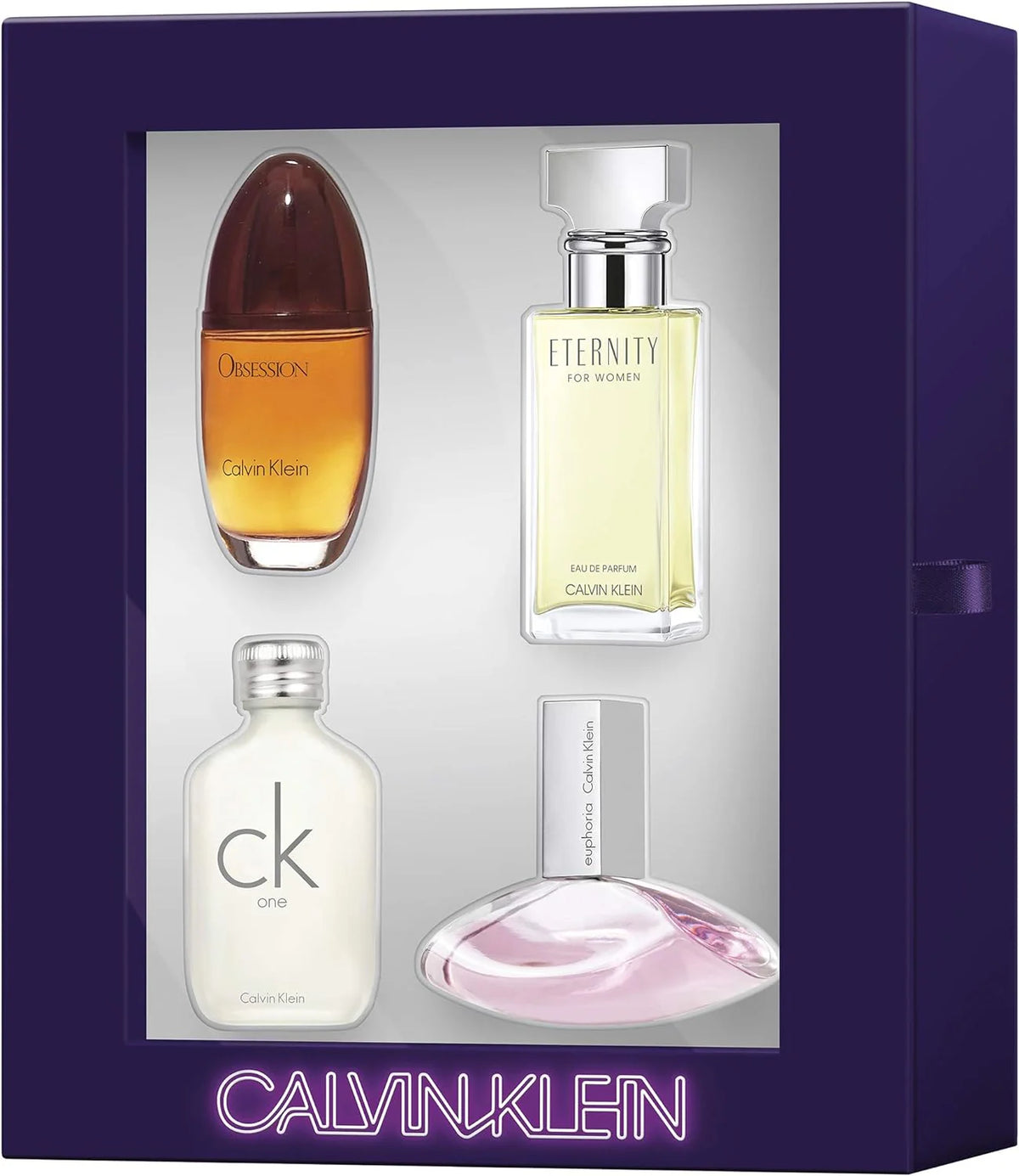 C.K ETERNITY EDP 15ML+OBS EDP 15ML+ONE EDT 15ML+ESCAPE EDP 15ML (4PCS SET)