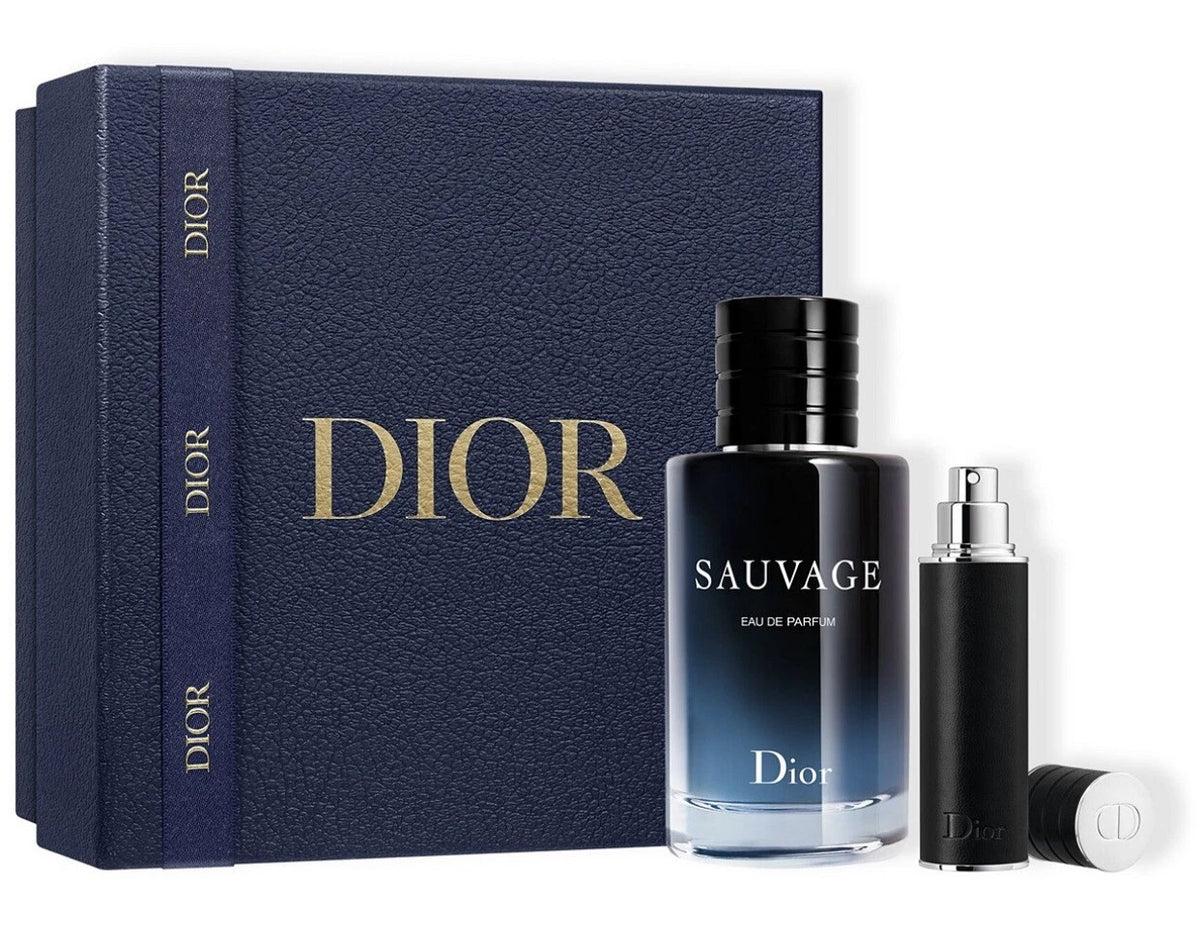 CD SAUVAGE MAN EDP 100ML+10ML REFILLABLE (2PCS SET)