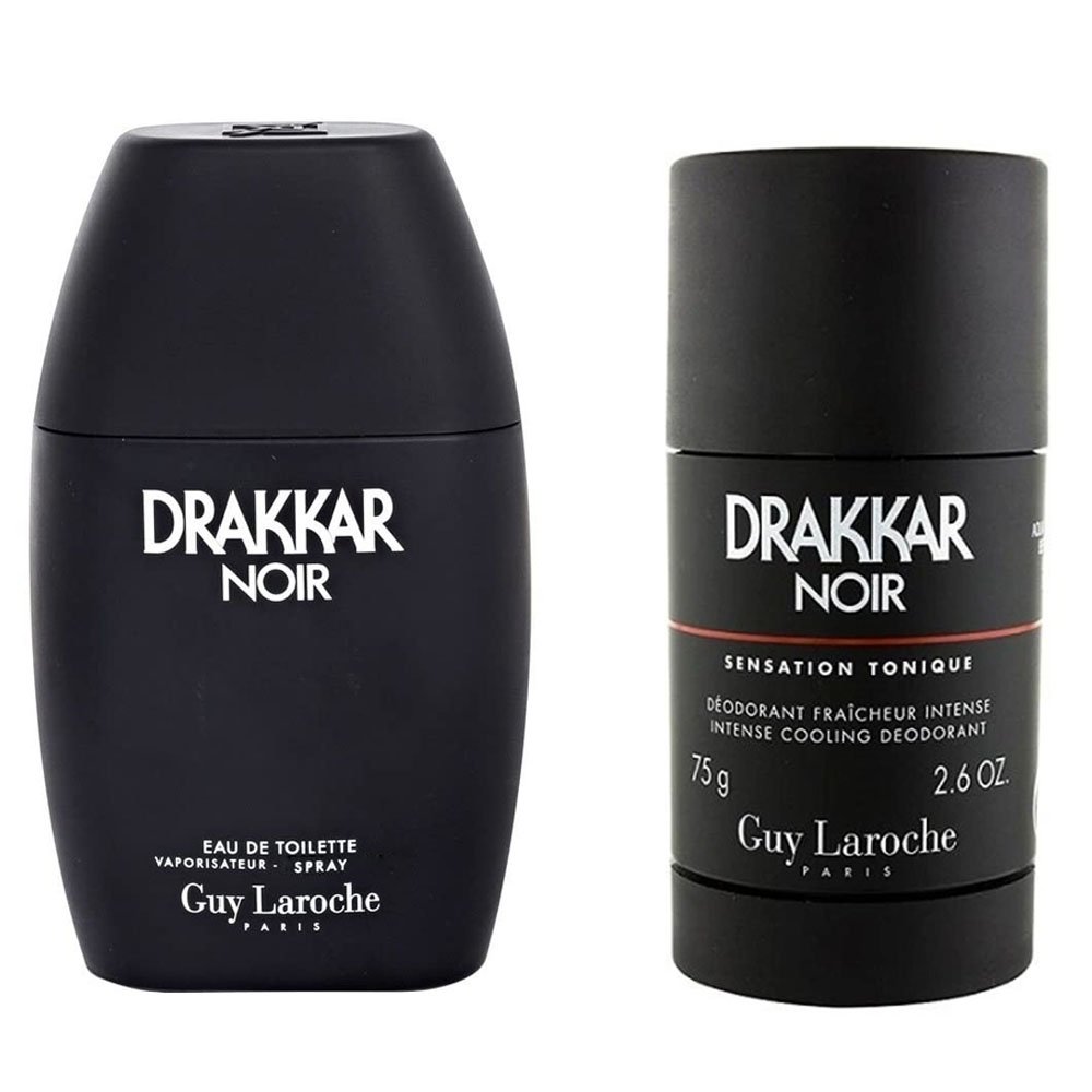 DRAKKAR NOIR MAN EDT 100ML+75G DEO STICK (2PCS SET)