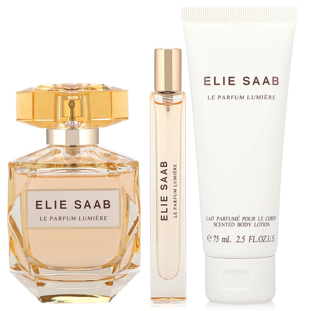 ELIE SAAB LE PARFUM LUMIERE LADY EDP 90ML+EDP 10ML+BL 75ML  (3PCS SET)
