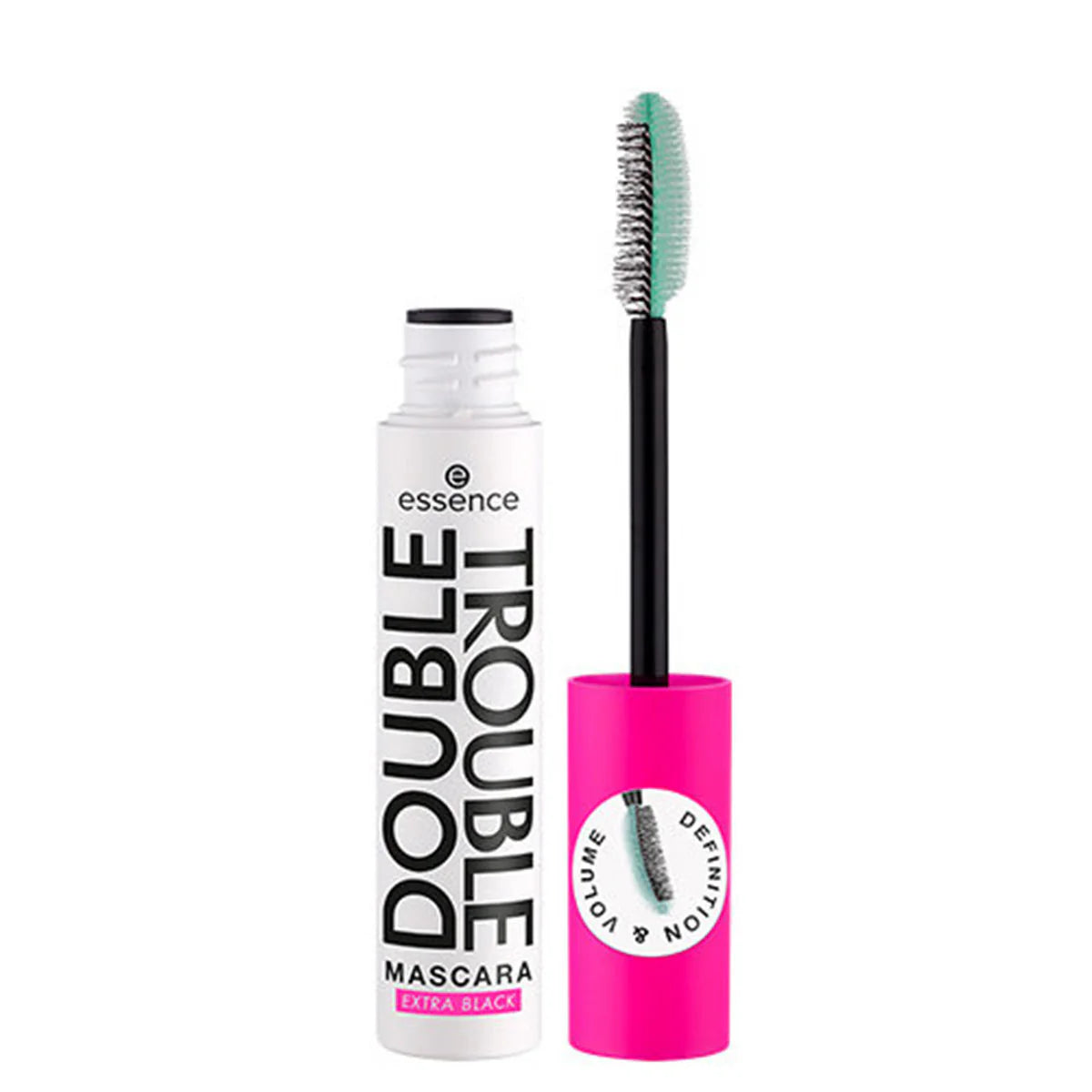 ESSENCE - DOUBLE TROUBLE MASCARA EXTRA BLACK