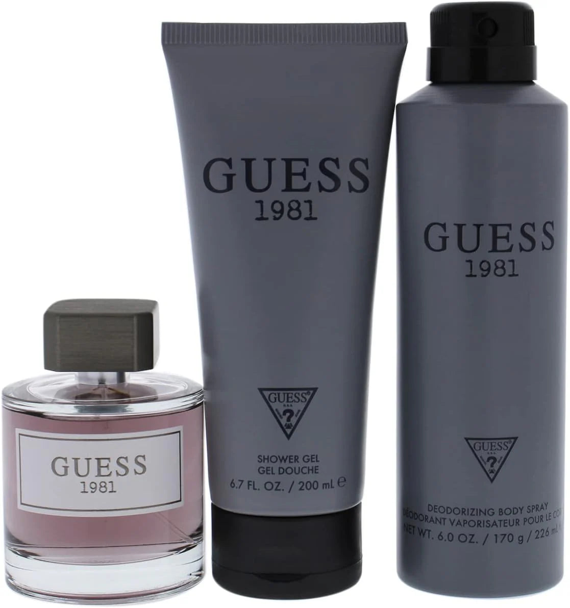 GUESS 1981 MAN EDT 100ML+200ML SG+226ML BODY SRAY (3PCS SET)