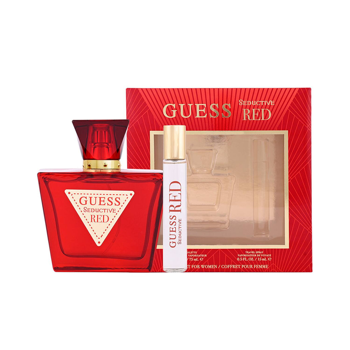 GUESS SEDUCTIVE RED LADY EDT 75ML+15ML EDT (2PCS SET)