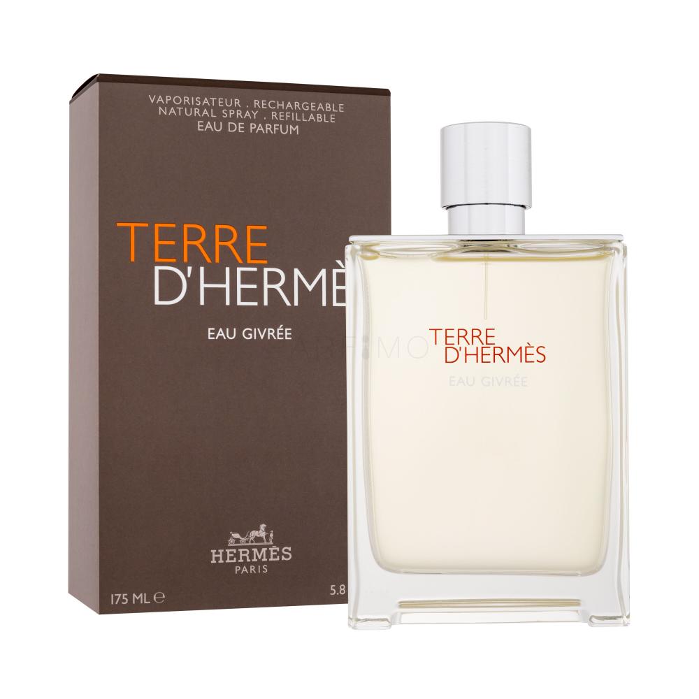 HERMES TERRE DE HERMES EAU GIVREE MAN EDP 175ML REFILLABLE   NEW
