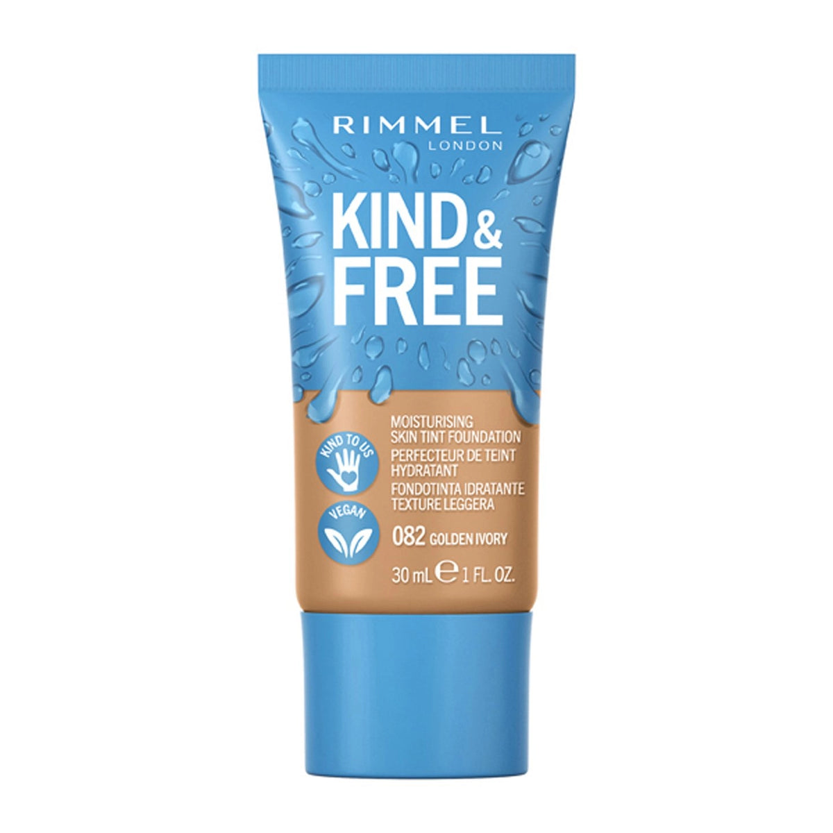 RIMMEL - KIND & FREE FOUNDATION - 082 GOLDEN IVORY