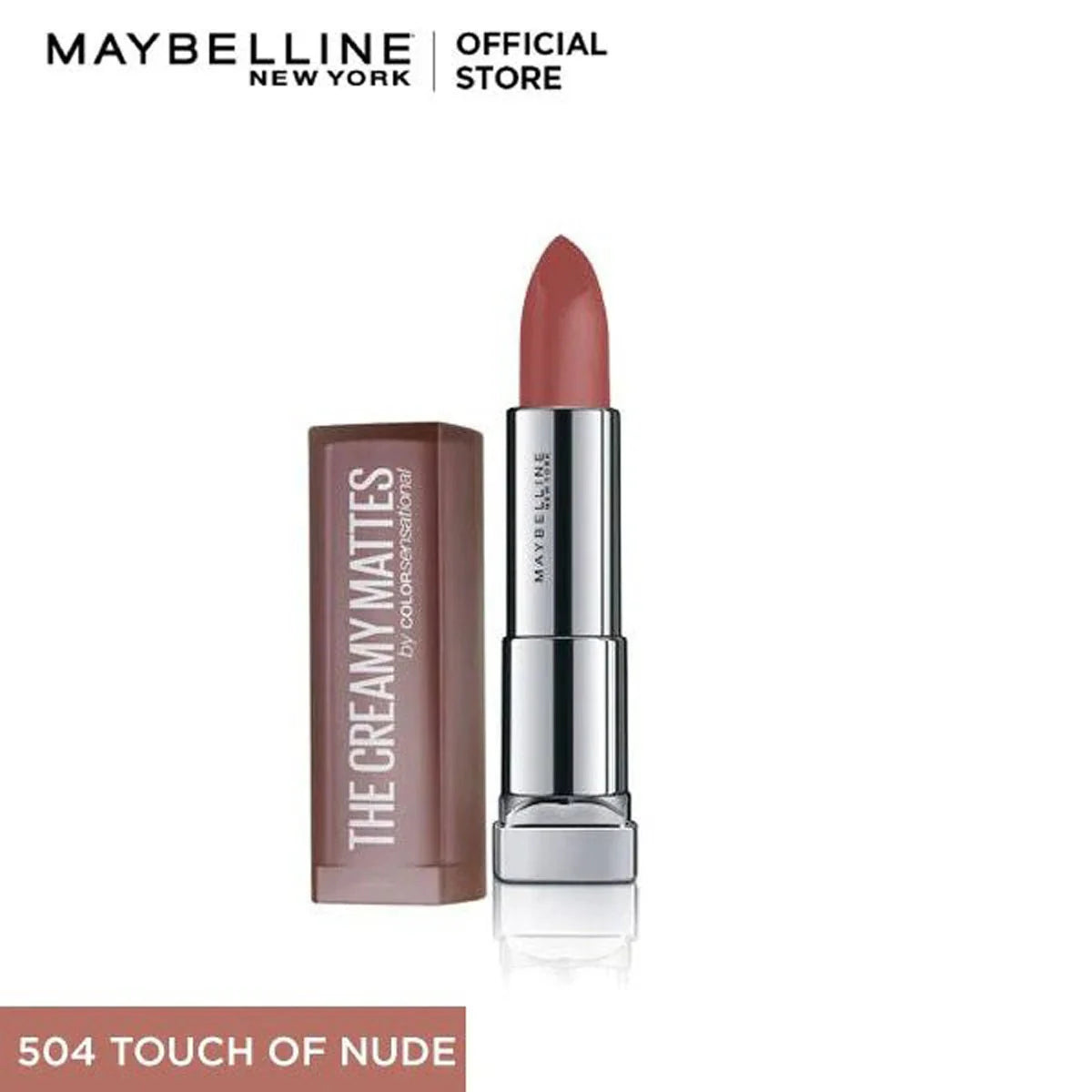 MAYBELLINE - COLOR SENSATIONAL CREAMY MATTE LIPSTICK  504