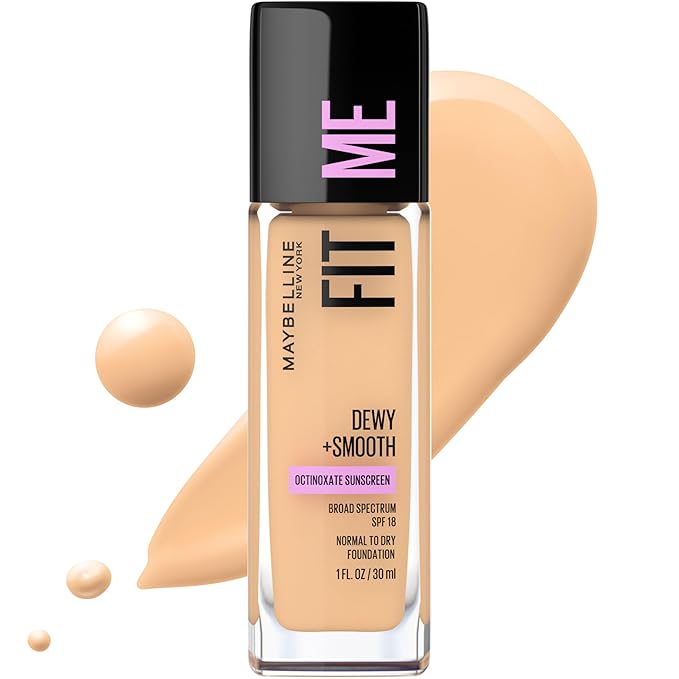 MAYBELLINE - FIT ME FOUNDATION DEWY & SMOOTH 112