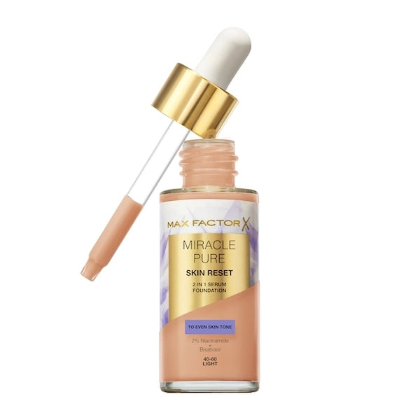 MF - MIRACLE PURE SKIN RESET FOUNDATION 40-60 LIGHT