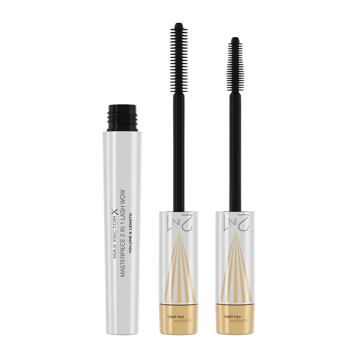 MF MASTERPIECE 2 IN 1 LASH WOW MASCARA 001 BLACK