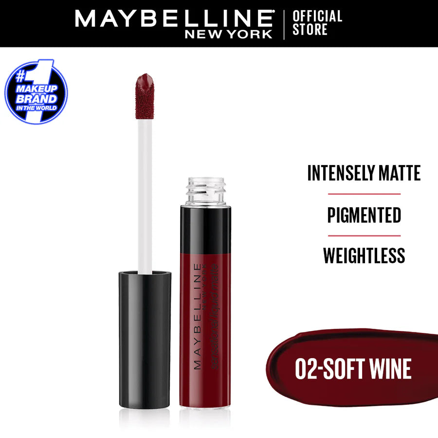 MAYBELLINE -SENSATIONAL LIQUID MATTE 02