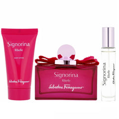 S/F SIGNORINA RIBELLE LADY EDP 100ML+EDP 5ML MINI+50ML BL (3PCS SET)
