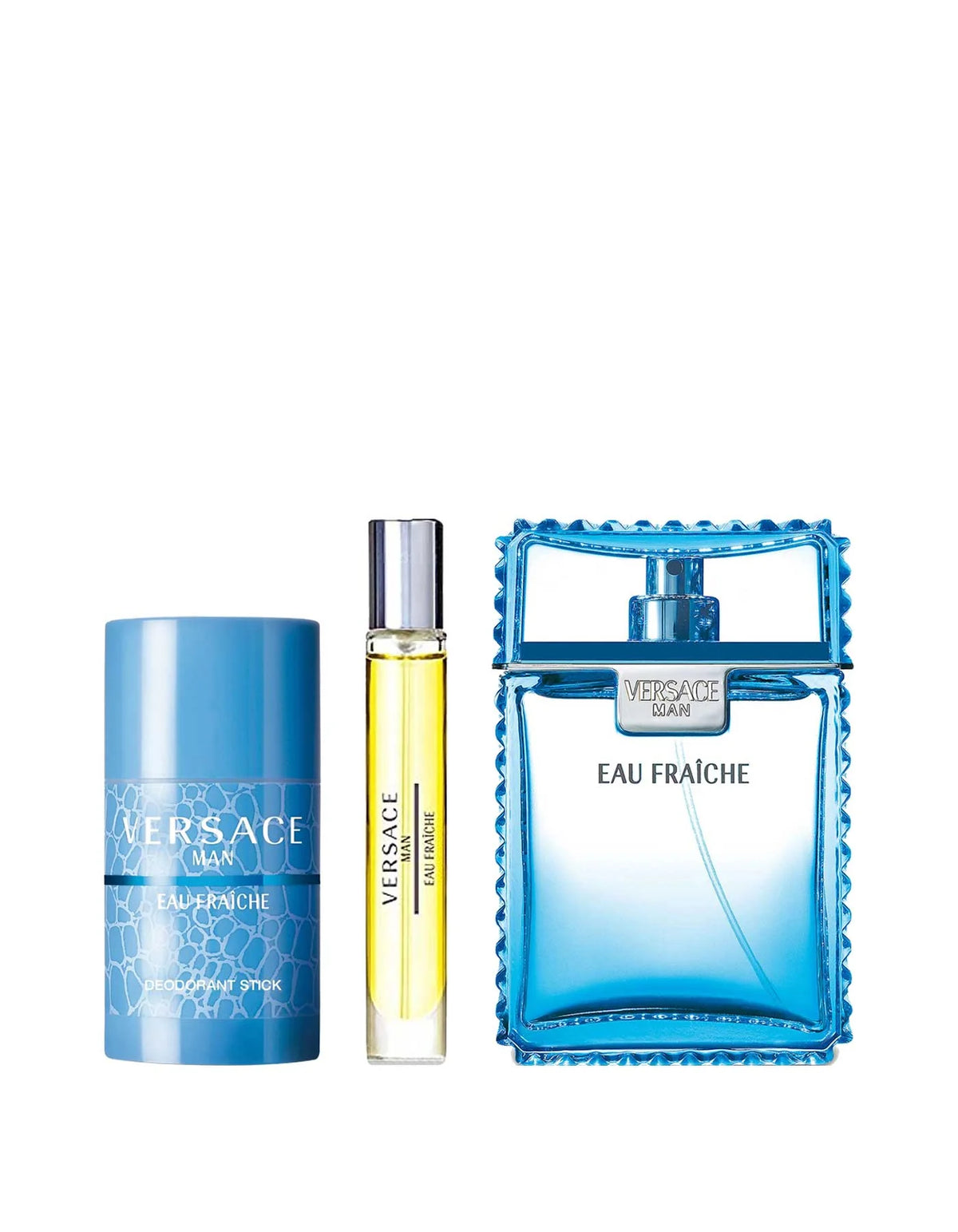 VERSACE EAU FRAICHE MAN 100ML+EDT 10ML+75G DEO STICK (3PCS SET)